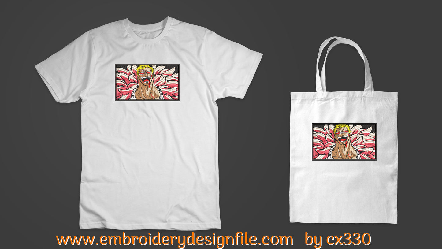 Doflamingo One Piece Machine Embroidery Design File