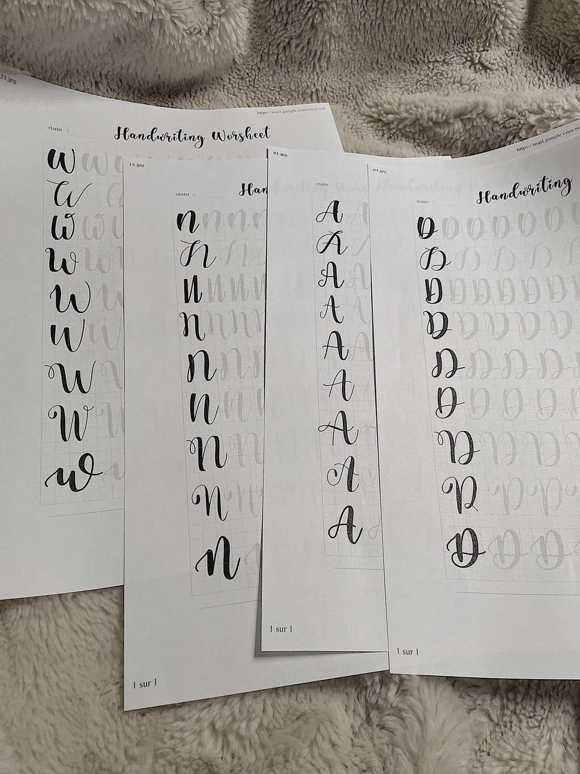 z 365 page Handlettering Practice Sheets - SALE OFF 95% - 1.2$