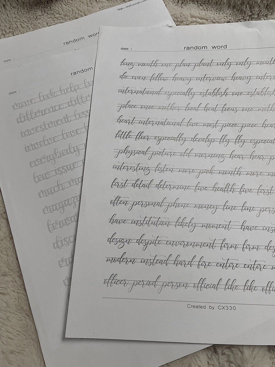 z 365 page Handlettering Practice Sheets - SALE OFF 95% - 1.2$