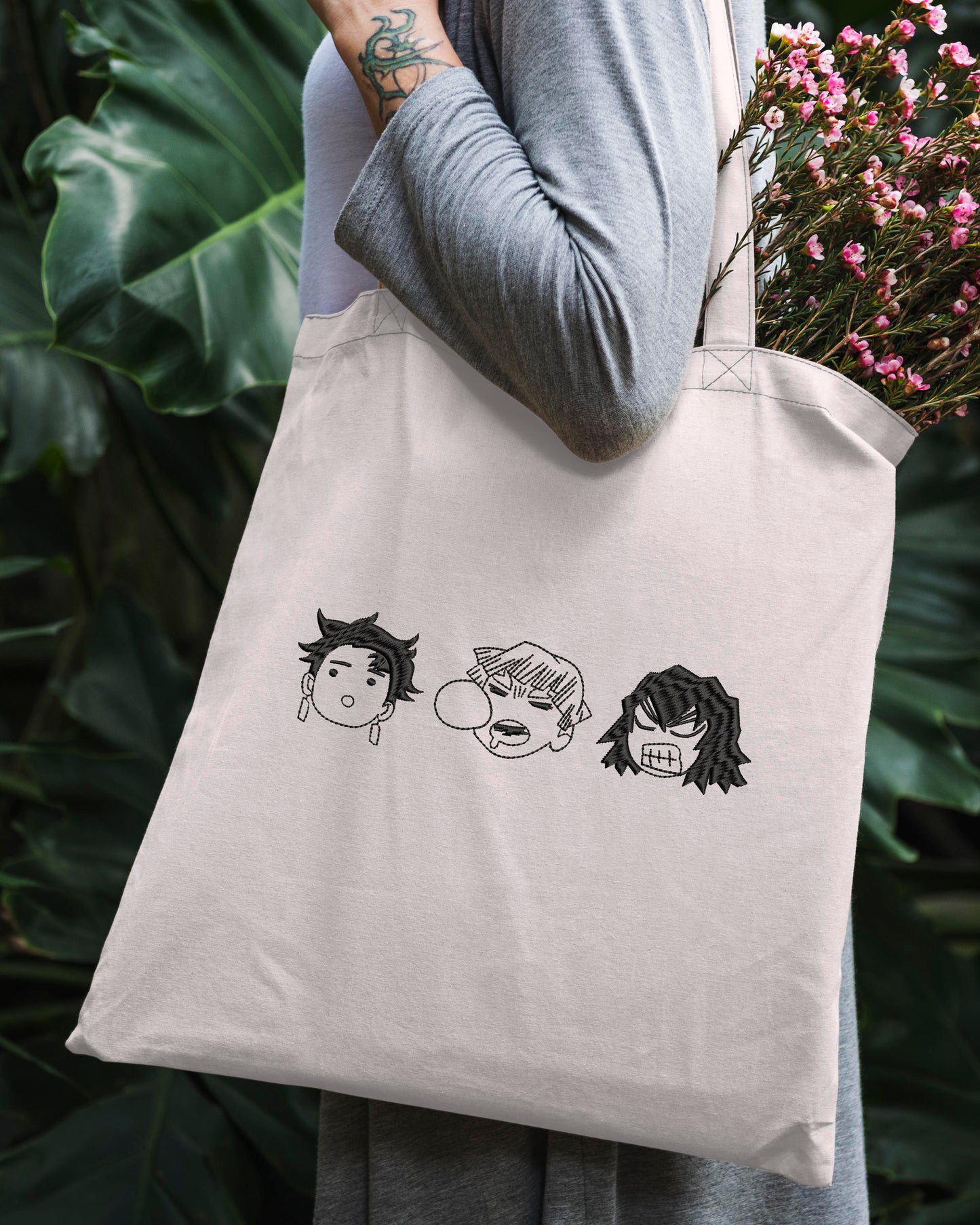 Tanjiro, Inosuke, Zenitsu Demon slayer embroidery file